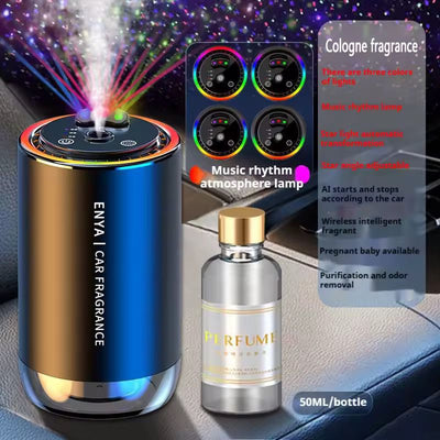 Car Air Purifier & Fragrance Diffuser